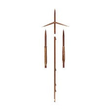 ASTA TAHITIANA ERGOT, DOPPIA ALETTA DIAMETRO 7 MM, DEVOTO