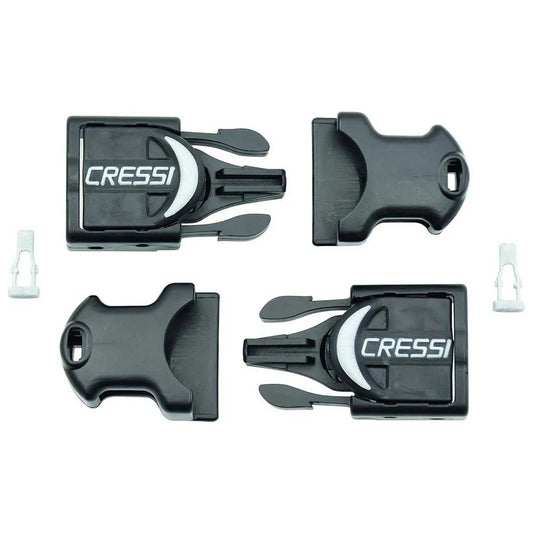 FIBBIE RICAMBIO PER PINNA FAST CON PERNO ,REACTION A, FROG PLUS CRESSI