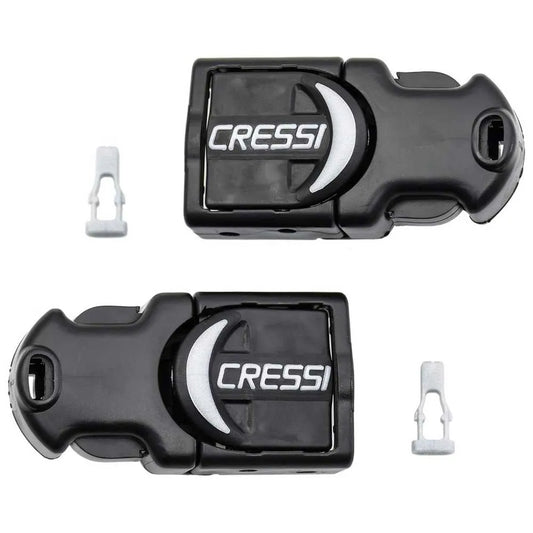 FIBBIE RICAMBIO PER PINNA FAST CON PERNO ,REACTION A, FROG PLUS CRESSI