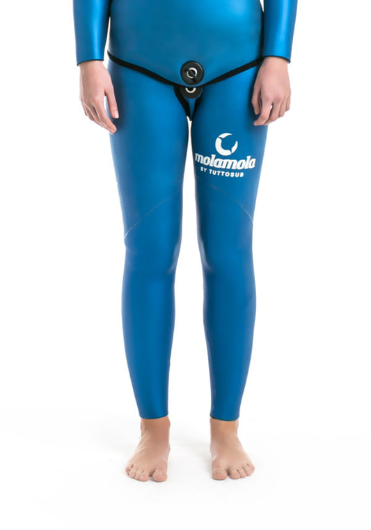 Pantalone muta umida in neoprene spaccato-liscio Yamamoto (su misura )