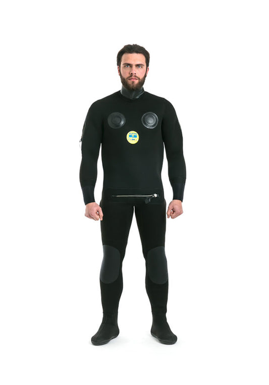 Muta stagna O.T.S. con zip spalla-spalla su misura