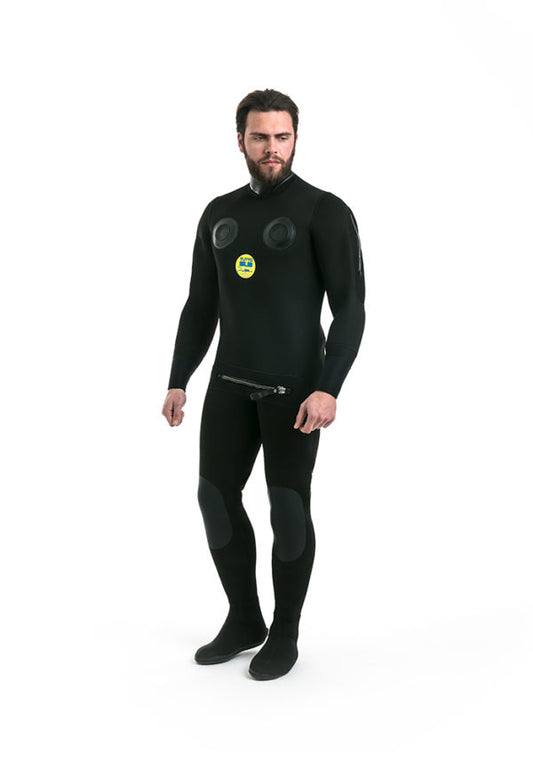MUTA STAGNA O.T.S. CON ZIP SPALLA SPALLA MISURA STANDARD