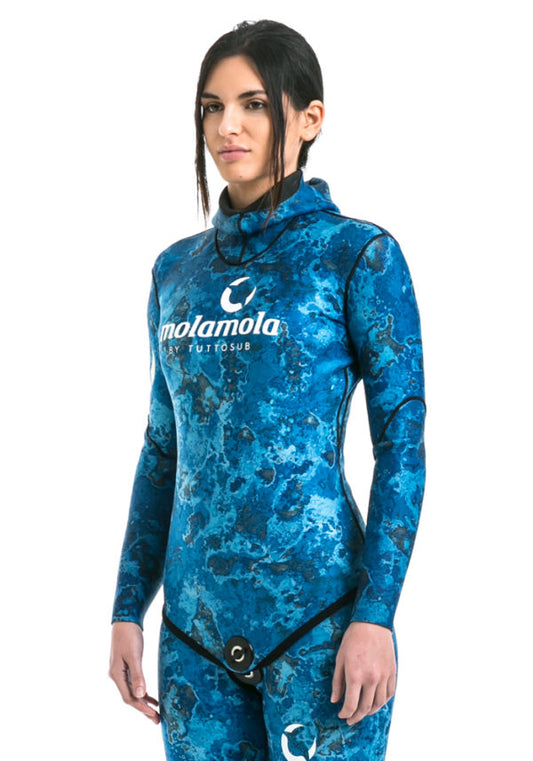 Giacca muta umida spaccato-foderato camouflage