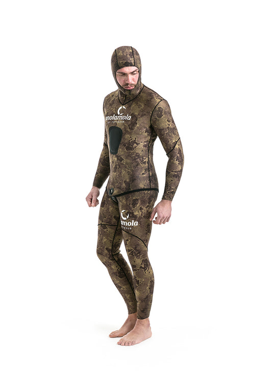 Muta completa spaccato-foderato camouflage