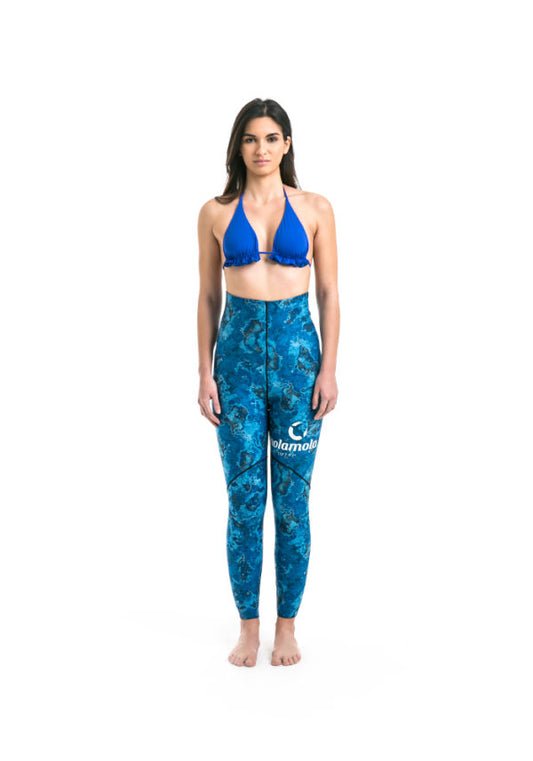 Pantaloni muta in neoprene spaccato-foderato camouflage